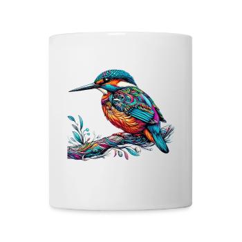Martin-pêcheur - Mug blanc - blanc - Devant