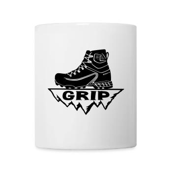 Hiking Shoe [Black] - Mug - white - Front