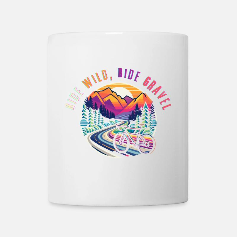 Aventure en vélo de gravier Wild Ride - Mug blanc - blanc