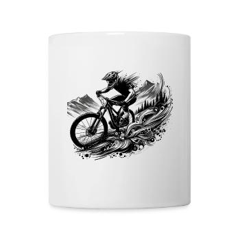 VTT VTT Descente Cadeau - Mug blanc - blanc - Devant