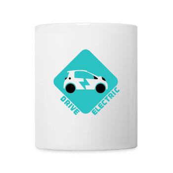 Drive Electric Supercharge - Electric Car Fans - Mug - white - Front