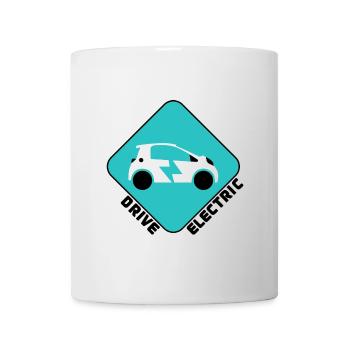 Drive Electric Supercharge - Electric Car Fans - Mug - white - Front
