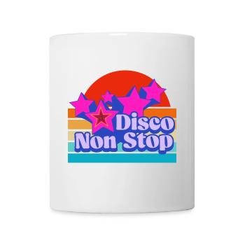 Non-stop disco! fresh and french touch music! - Mug - white - Front