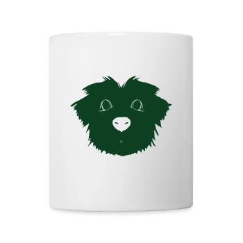 Green puppy dog - Mug - white - Front