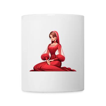 Ded Moroz Snegurotschka russischer Weihnachtsmann - Tasse - Weiß - Vorne