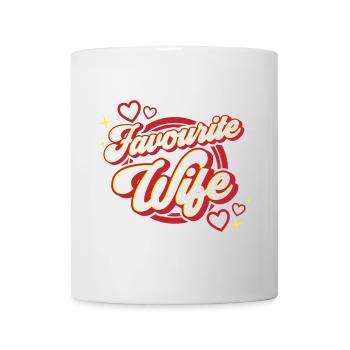 Favourite Wife | Farben änderbar - Tasse - Weiß - Vorne