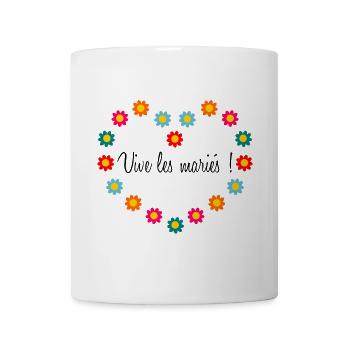 HEART. HEARTS. VALENTINE'S DAY. LOVE. LOVE. COUPLE. - Mug - white - Front