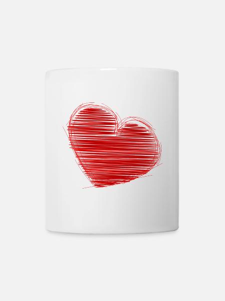 VALENTINSTAG. Junggesellinnenabschied. ICH LIEBE DICH. ICH LIEBE DICH. LIEBE - Tasse - Weiß