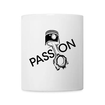 Passion Piston Tuning Cars Illustration Icon - Mug - white - Front