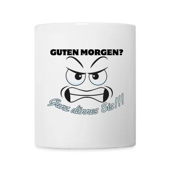 Angry Polar Bear Motif with Saying - Mug - white - Front