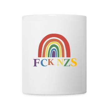 FCK NZS - Tasse - Weiß - Vorne