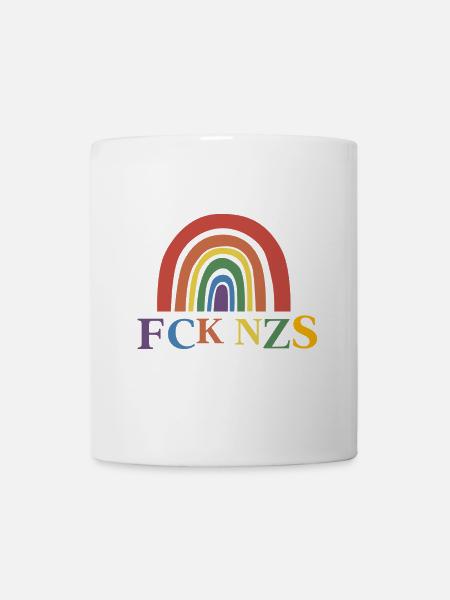 FCK NZS - Tasse - Weiß