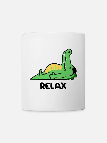 Crocodile relax - Mug blanc - blanc