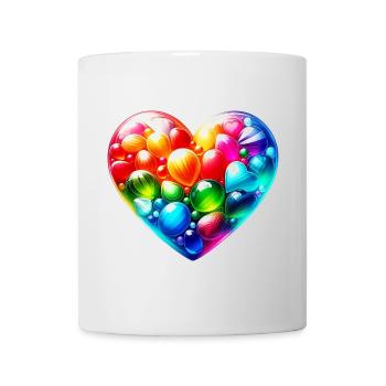 Colorful Heart - Mug - white - Front