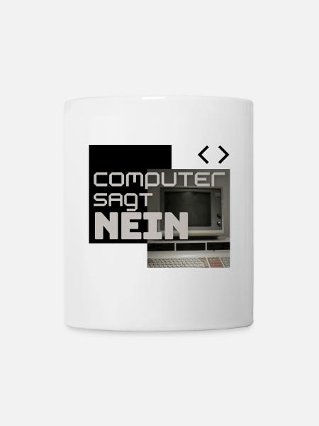 Computer Says NO (Retro) - Mug - white
