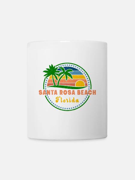 Santa Rosa Strand - Tasse - Weiß
