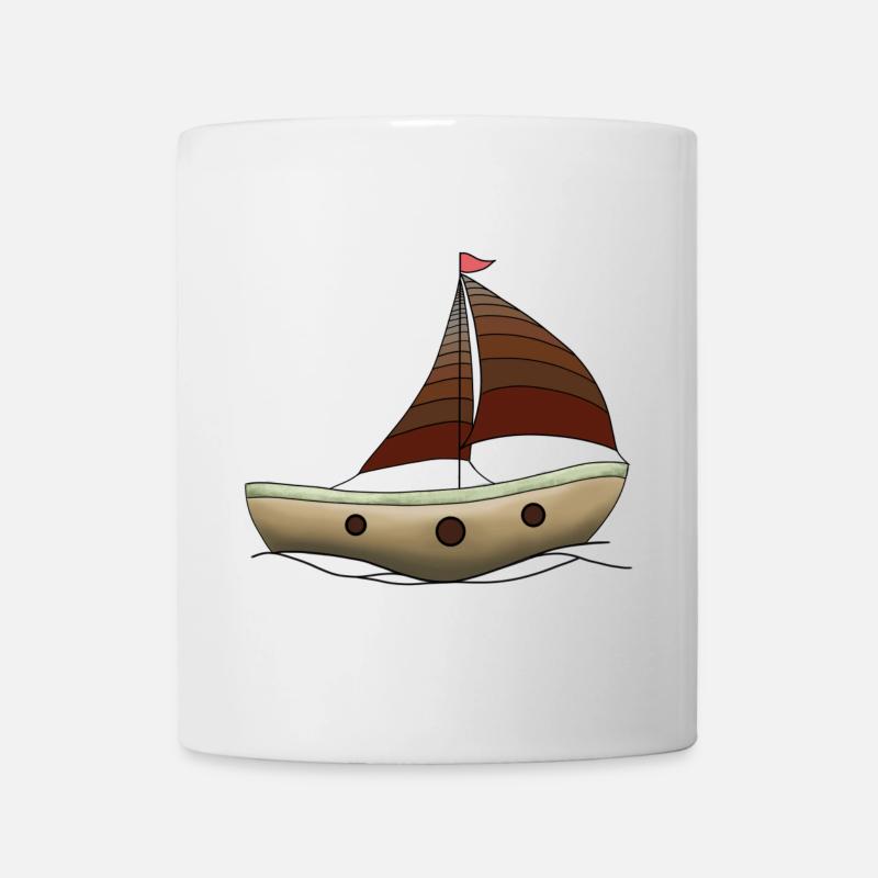 Bateau - Mug blanc - blanc