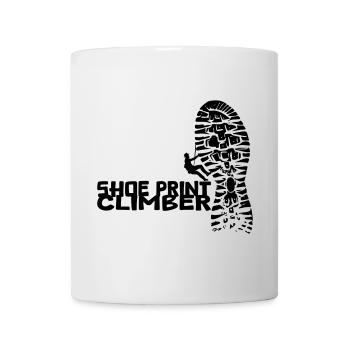 Shoe Print Climber [Black] - Mug - white - Front