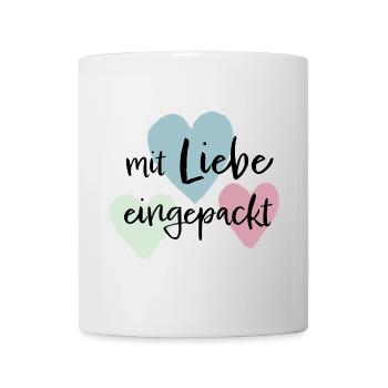 Mit liebe eingepackt - Tasse - Weiß - Vorne