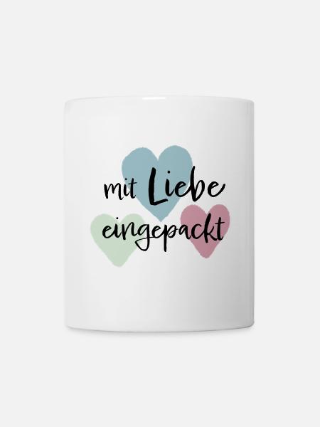 Mit liebe eingepackt - Tasse - Weiß