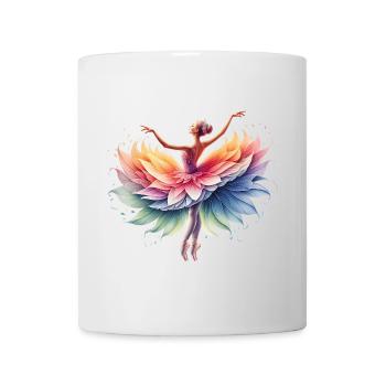 Ballet dancer with tutu - Mug - white - Front
