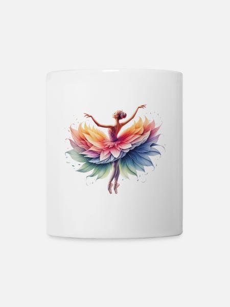 Danseuse de ballet avec tutu - Mug blanc - blanc