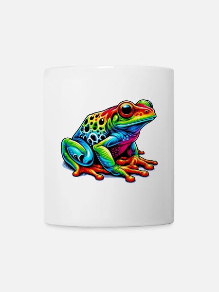 Frosch - Tasse - Weiß