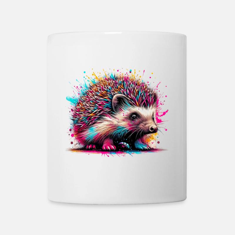Hérisson - Mug blanc - blanc