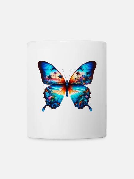 Butterfly - Mug - white