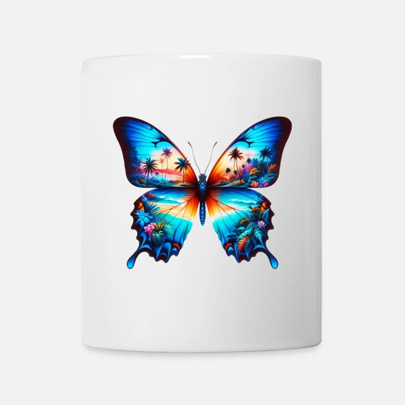 Butterfly - Mug - white