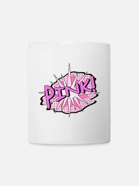 Pink Explosion - Mug - white