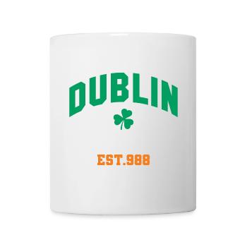 Dublin - Irland - Tasse - Weiß - Vorne