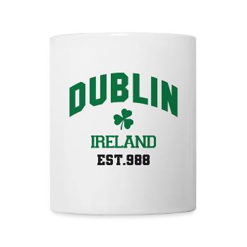Dublin - Irland - Tasse - Weiß - Vorne