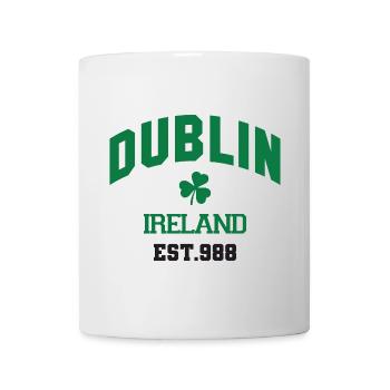 Dublin - Irland - Tasse - Weiß - Vorne