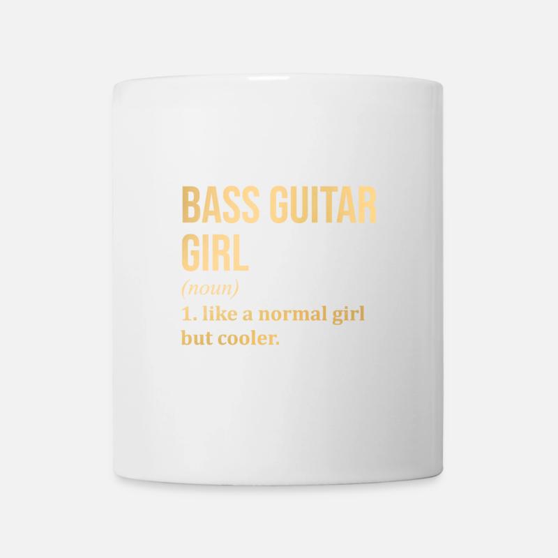 guitare basse - Mug blanc - blanc