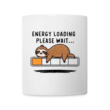 Energetizing Sloth - Entspannung Humor Geschenk - Tasse - Weiß - Vorne
