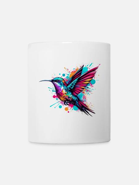 Kolibri - Tasse - Weiß