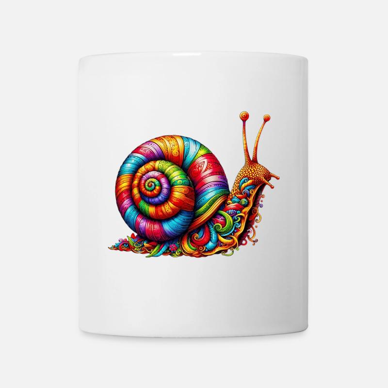 Escargot - Mug blanc - blanc