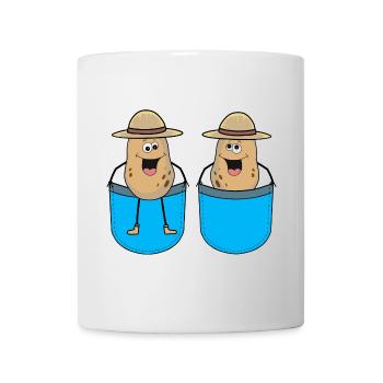 Sacs Pommes de terre Légumes Producteurs de pommes de terre - Mug blanc - blanc - Devant