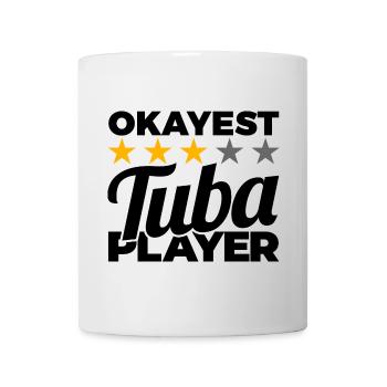 Joueur de tuba le plus correct - Mug blanc - blanc - Devant