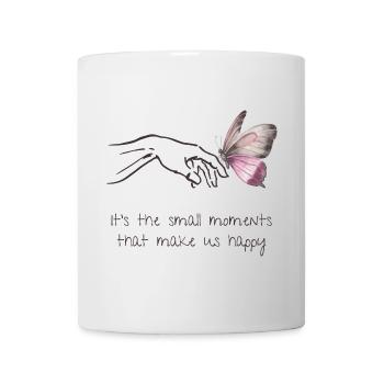 Small Moments - Happiness - Mindfulness - Self-Love - Mug - white - Front