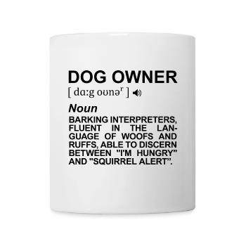 Hundehalter Definition - Tasse - Weiß - Vorne