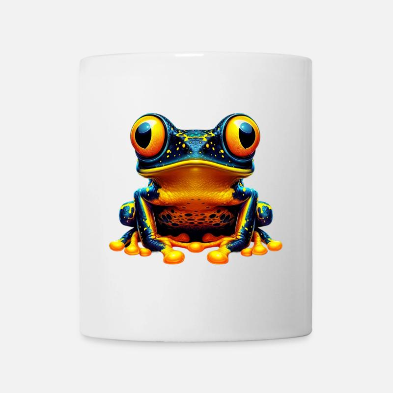 Frosch - Tasse - Weiß