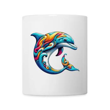 Dauphin - Mug blanc - blanc - Devant