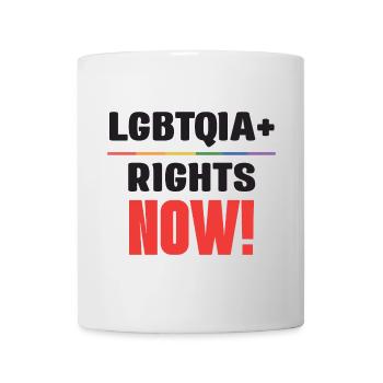 LGBT Pride Month - LGBTQIA+ Rights! Now! - Mug - white - Front
