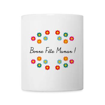 MAMA. MUTTERTAG. SCHÖNEN MUTTERTAG - Tasse - Weiß - Vorne
