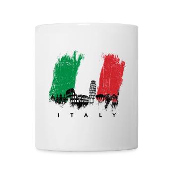 Italienisches Stadtbild Brush Flagge - Tasse - Weiß - Vorne