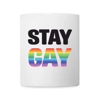LGBTQ Pride Month - Stay Gay - Mug - white - Front