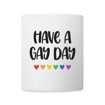 LGBT Pride Month - Have a Gay Day - Tasse - Weiß - Vorne