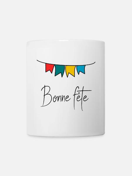 BONNE FÊTE PAPA. PAPA. FÊTE DES PÈRES. PÈRE - Mug blanc - blanc